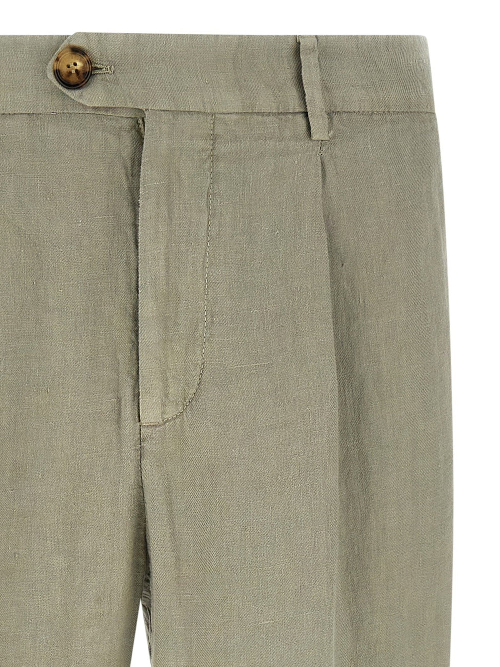 Brunello Cucinelli Linen Gabardine Trousers – 100% linen - view 3