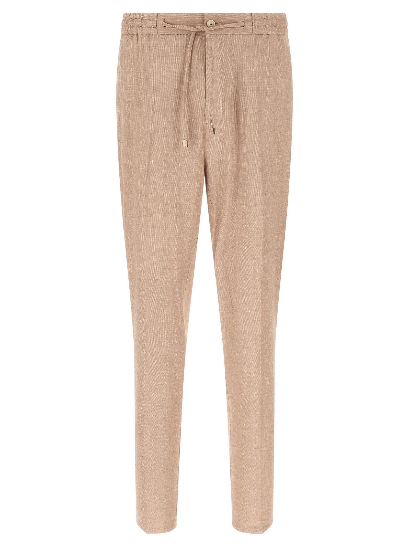 Etro Flamed Linen Joggers – 53% li, 44% vi, 3% ea