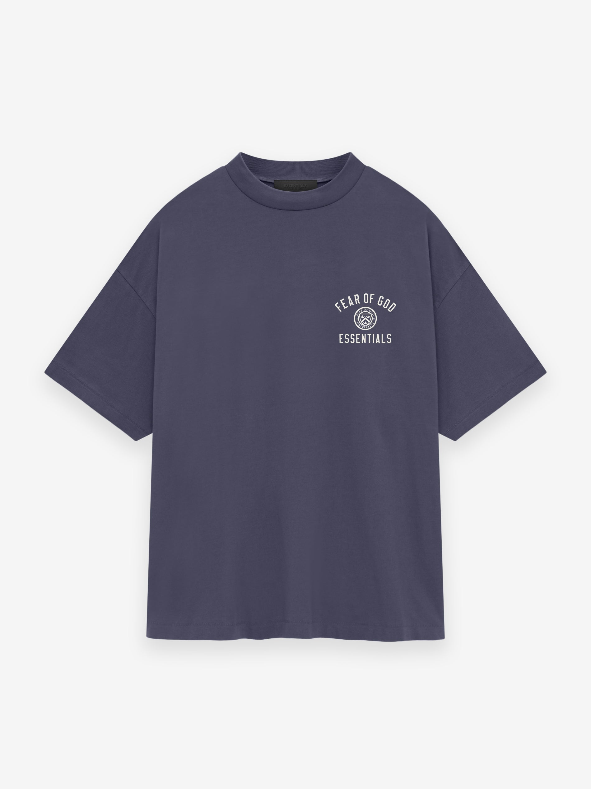 ESSENTIALS Jersey Crewneck Tee – Marine