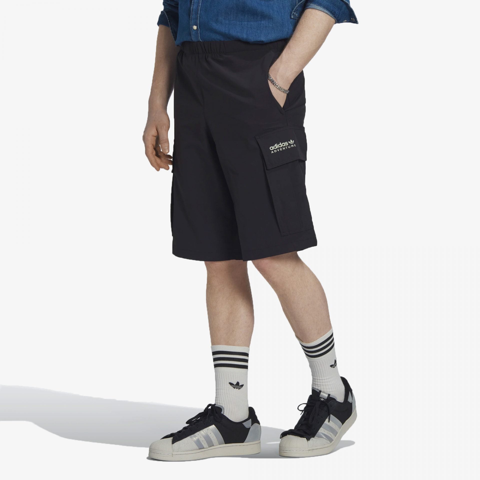 Adidas Originals | ADVENTURE CARGO SHORTS { BLACK - view 4