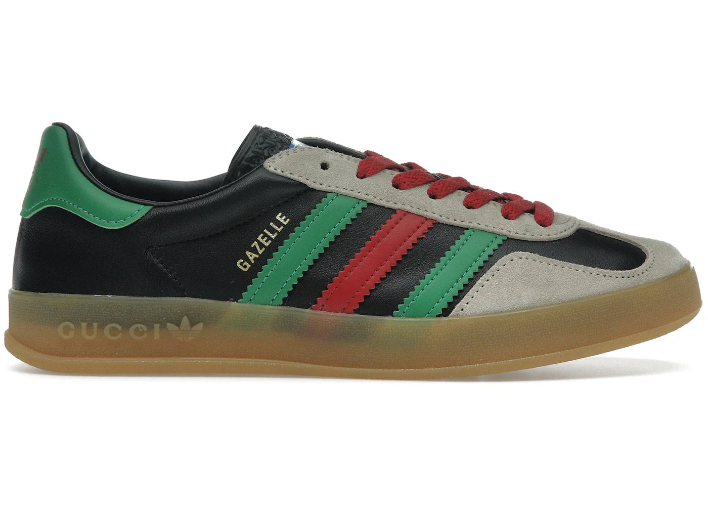 Adidas Gazelle Adidas X Gucci Gazelle Black Green Red