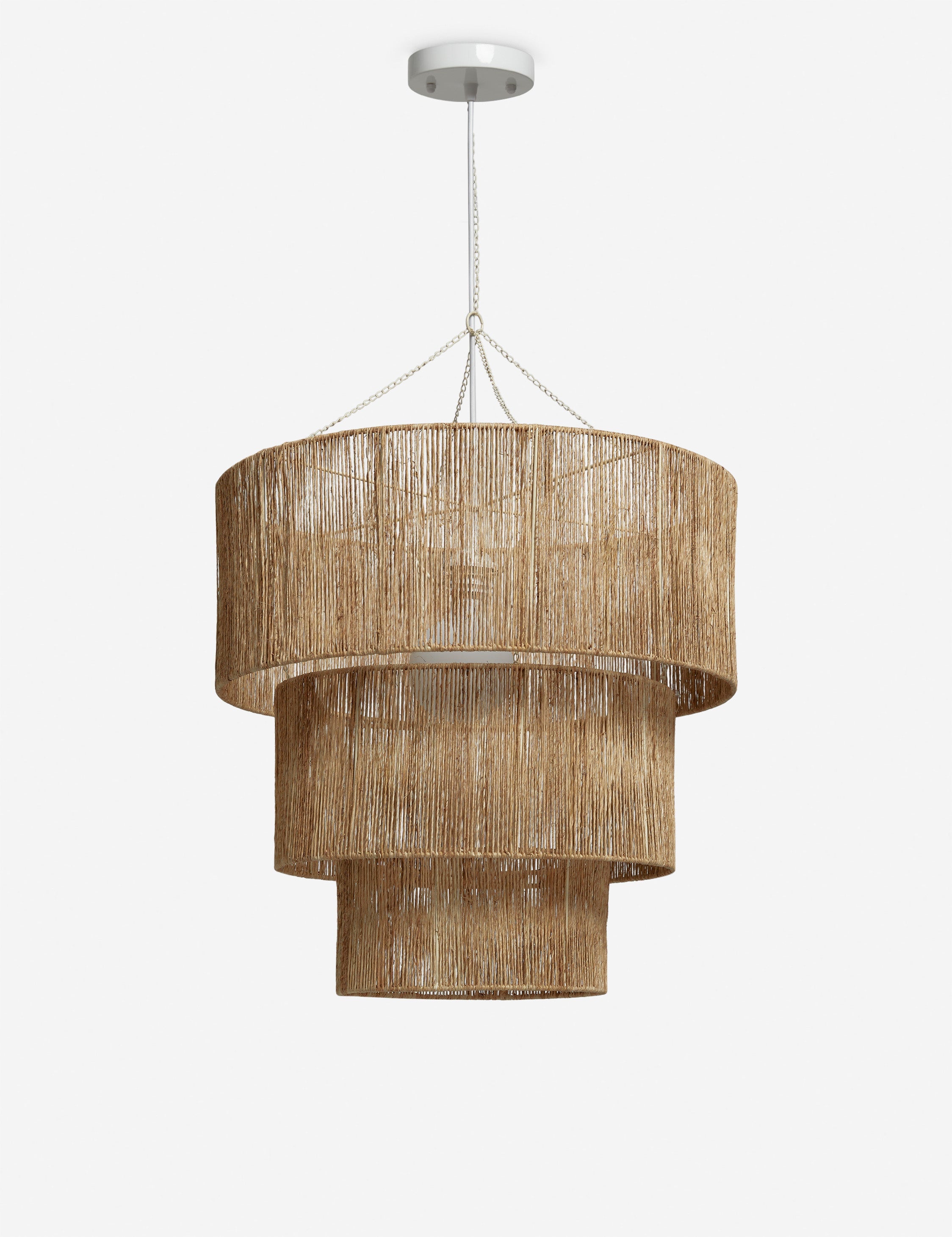 Lulu and Georgia Chavette Chandelier, Natural - view 3