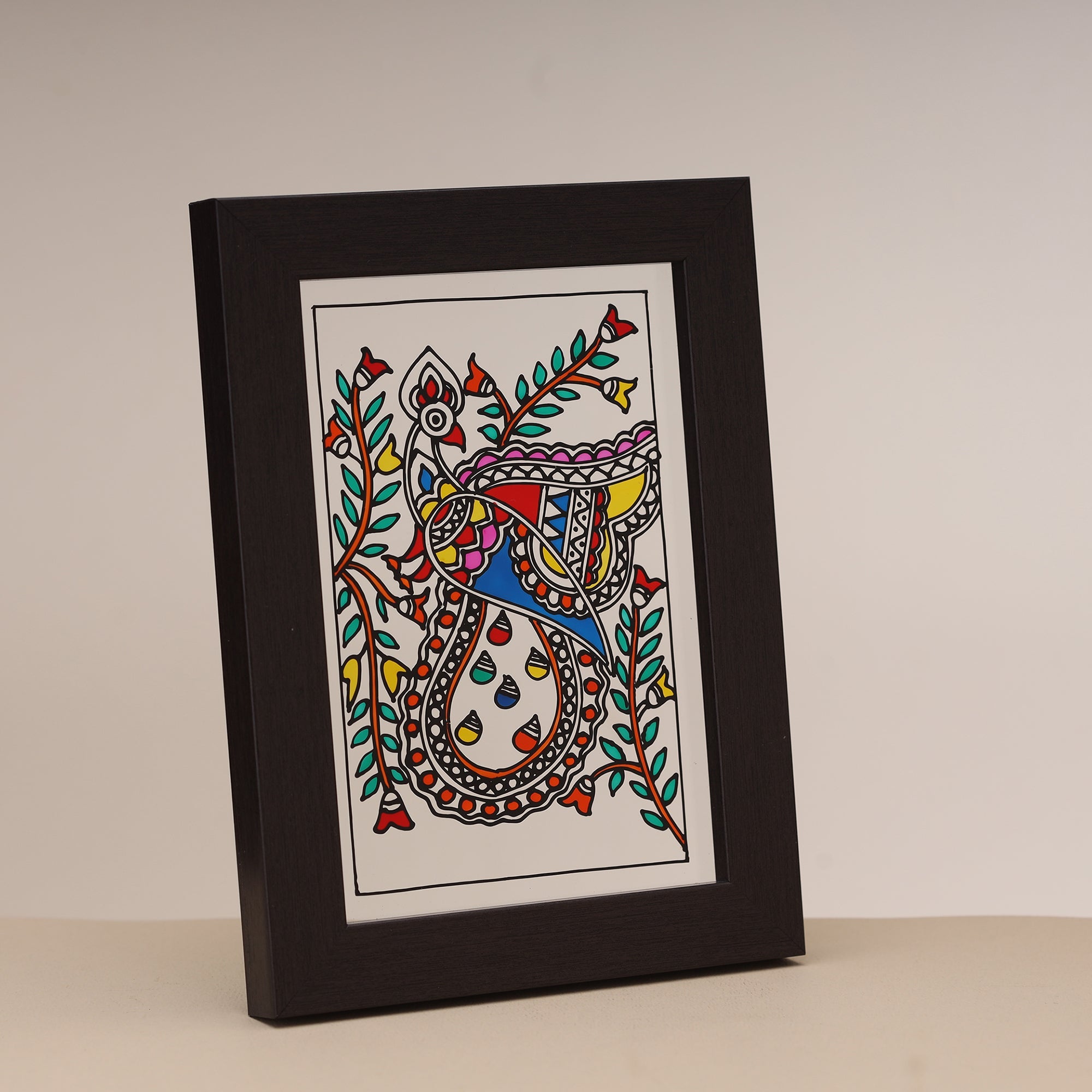 INDIHANDS Anshuk- The Madhubani Art Wall Art Frame - view 4