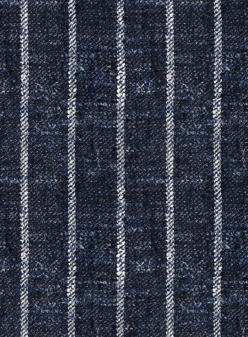 StudioSuits Maestro Volis Stripe Linen Wool Silk Jacket - view 6