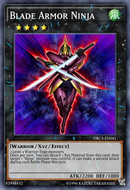 Yu-Gi-Oh! Blade Armor Ninja - ORCS-EN041 - Super Rare - Unlimited
