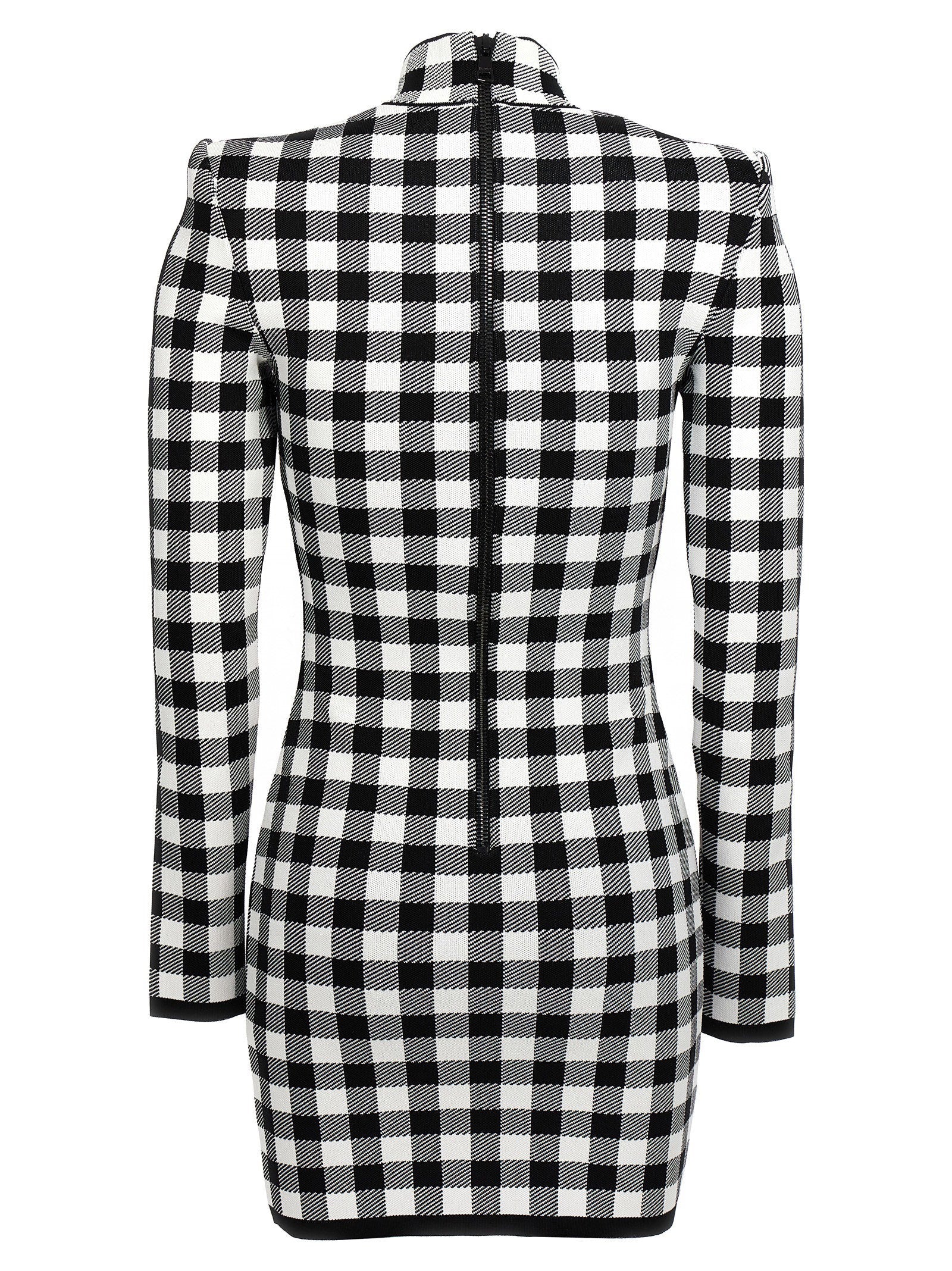 Balmain Vichy Knit Dress - view 2