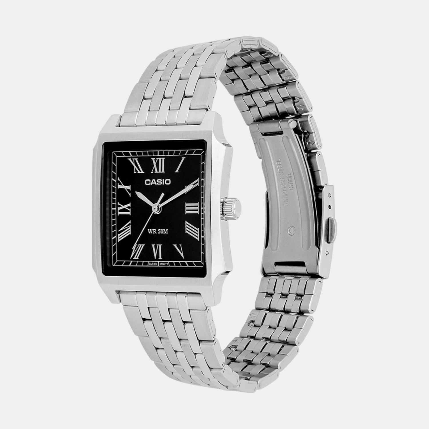 Casio Enticer Men Quartz Black Dial Analog Stainless Steel Watch A2471 - view 4