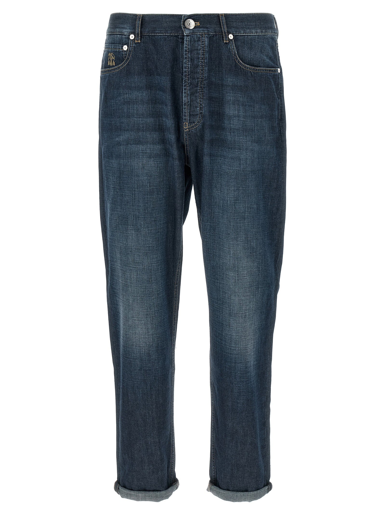 Brunello Cucinelli Jeans Denim Old – 100% cotton