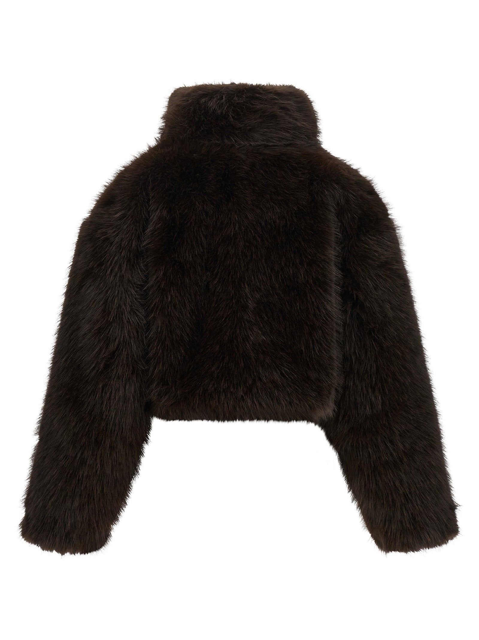 Rotate Birger Christensen Eco-fur Short Jacket - view 2