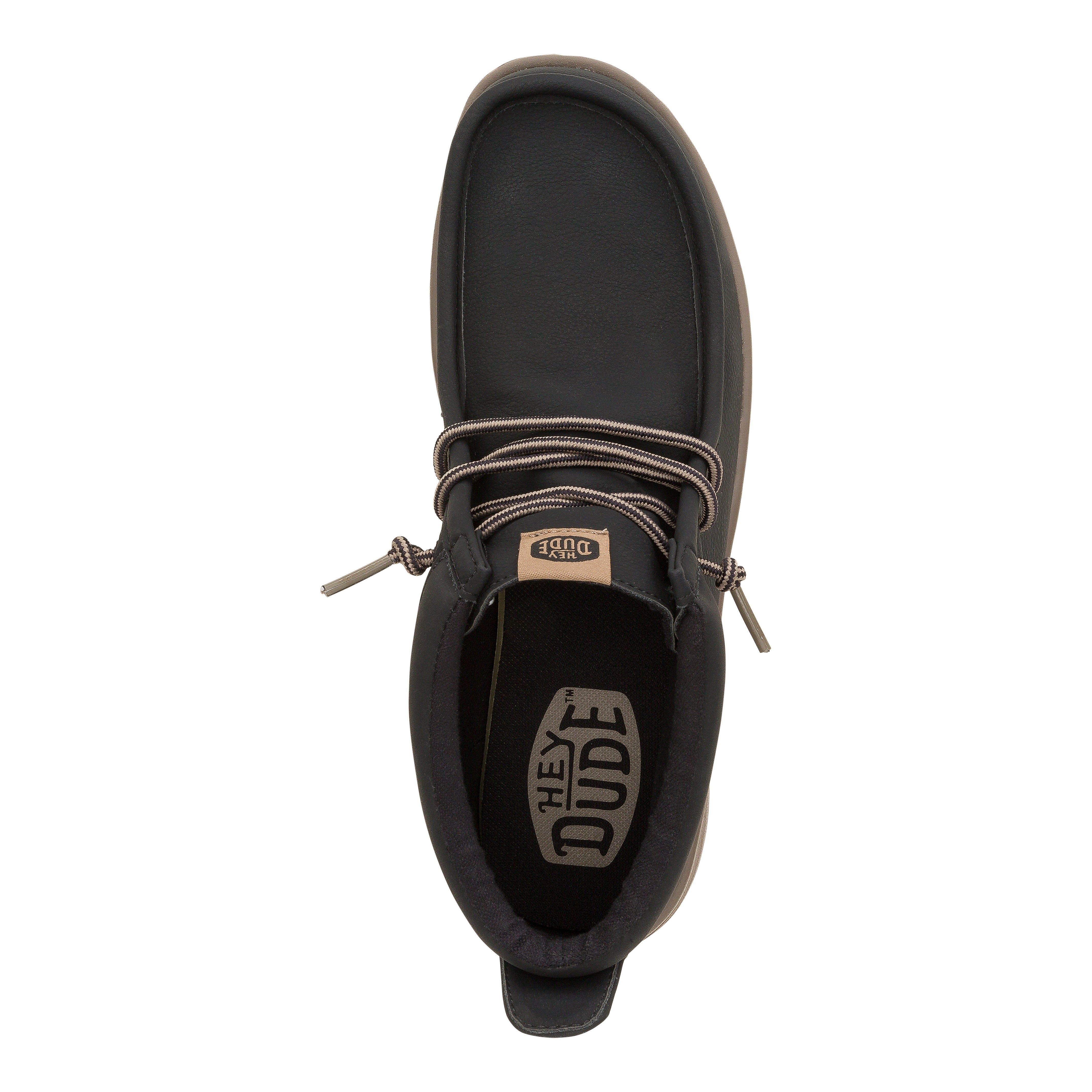 HEYDUDE shoes Wally Mid Gripr Classic - Black/Walnut - view 6