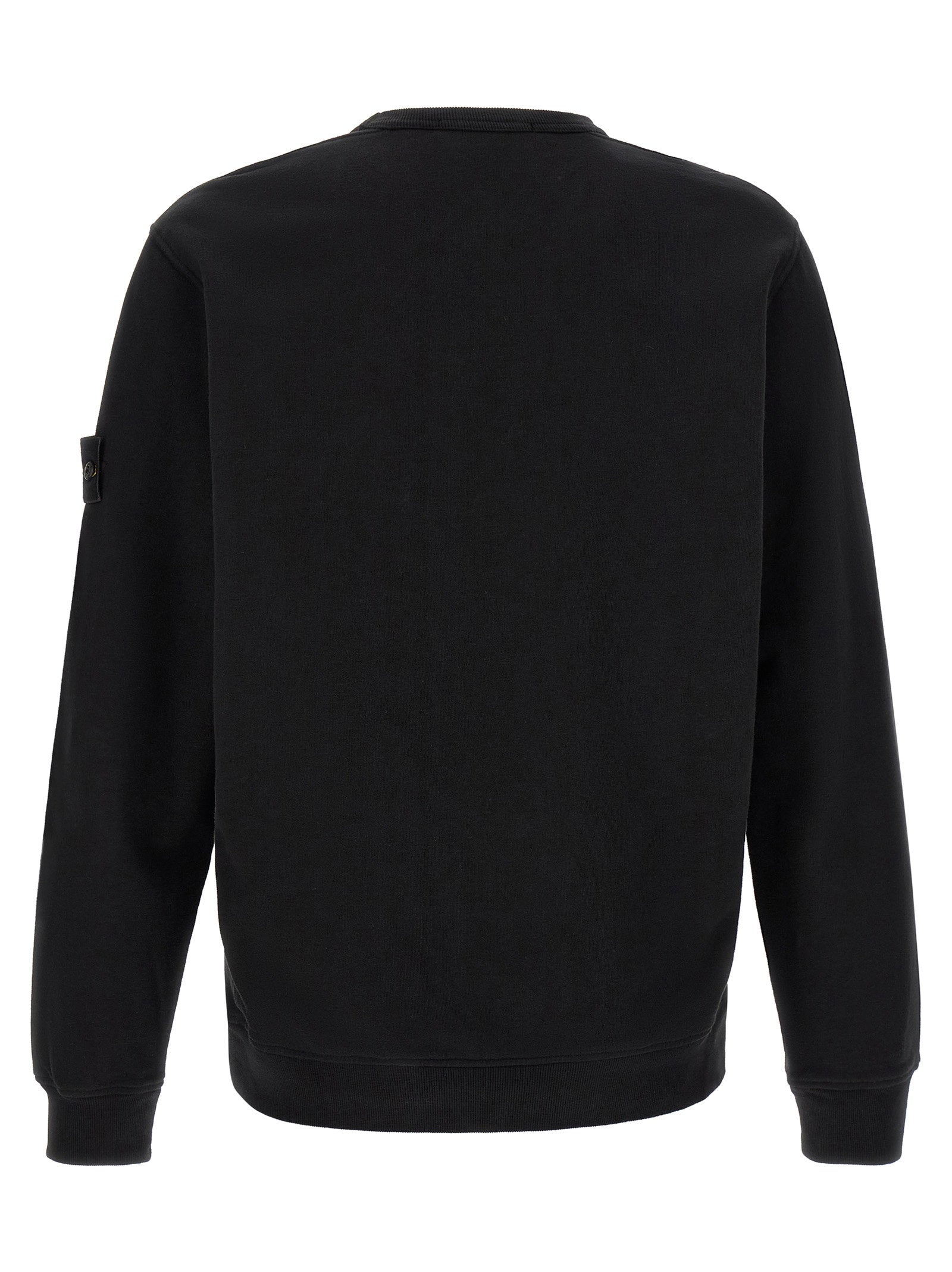 Badge Stone Island Sweatshirt – 98% cotton, 2% elastane - view 2