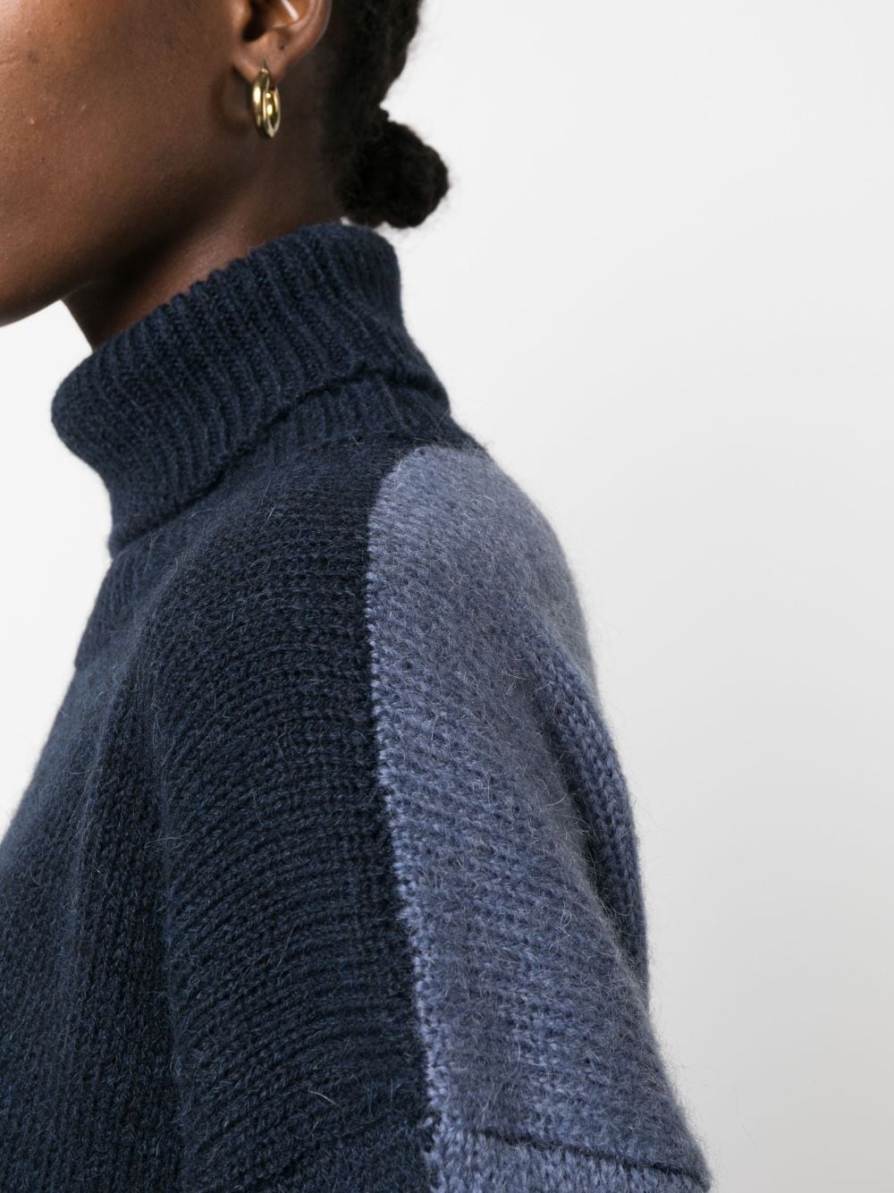 Alysi Mohair wool turtleneck sweater - view 3