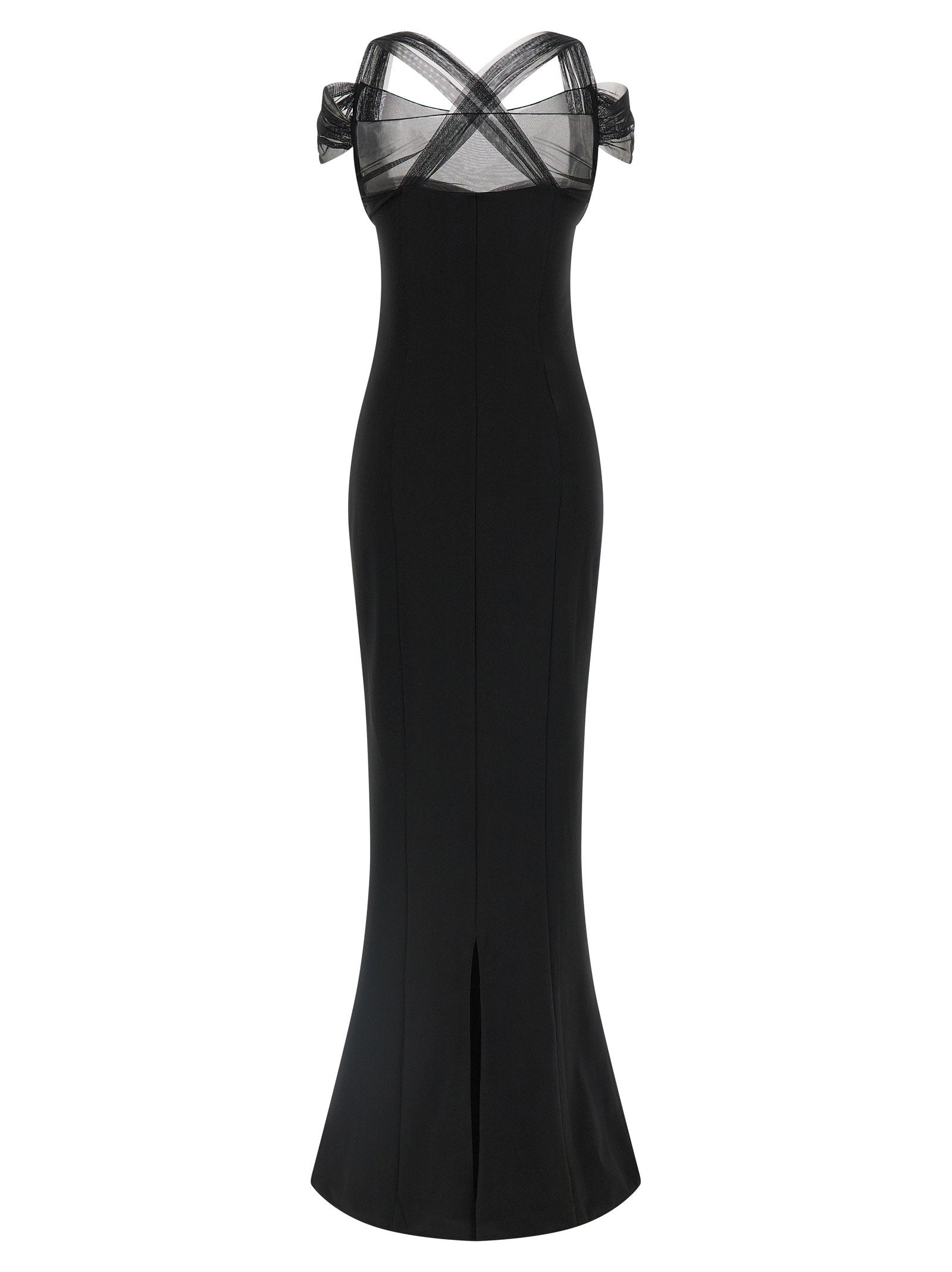 Nensi Dojaka Draped Padded Cup Maxi Dress - view 2