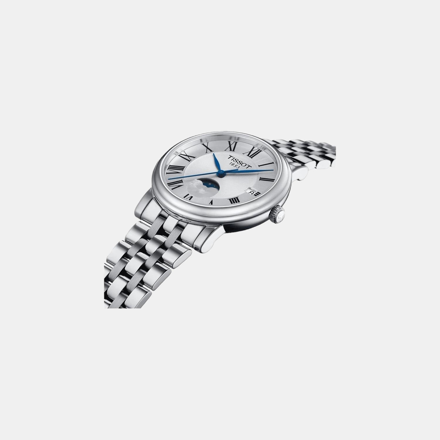 Tissot Carson Women Quartz Silver Dial Analog Stainless Steel Watch T1222231103300 - view 2