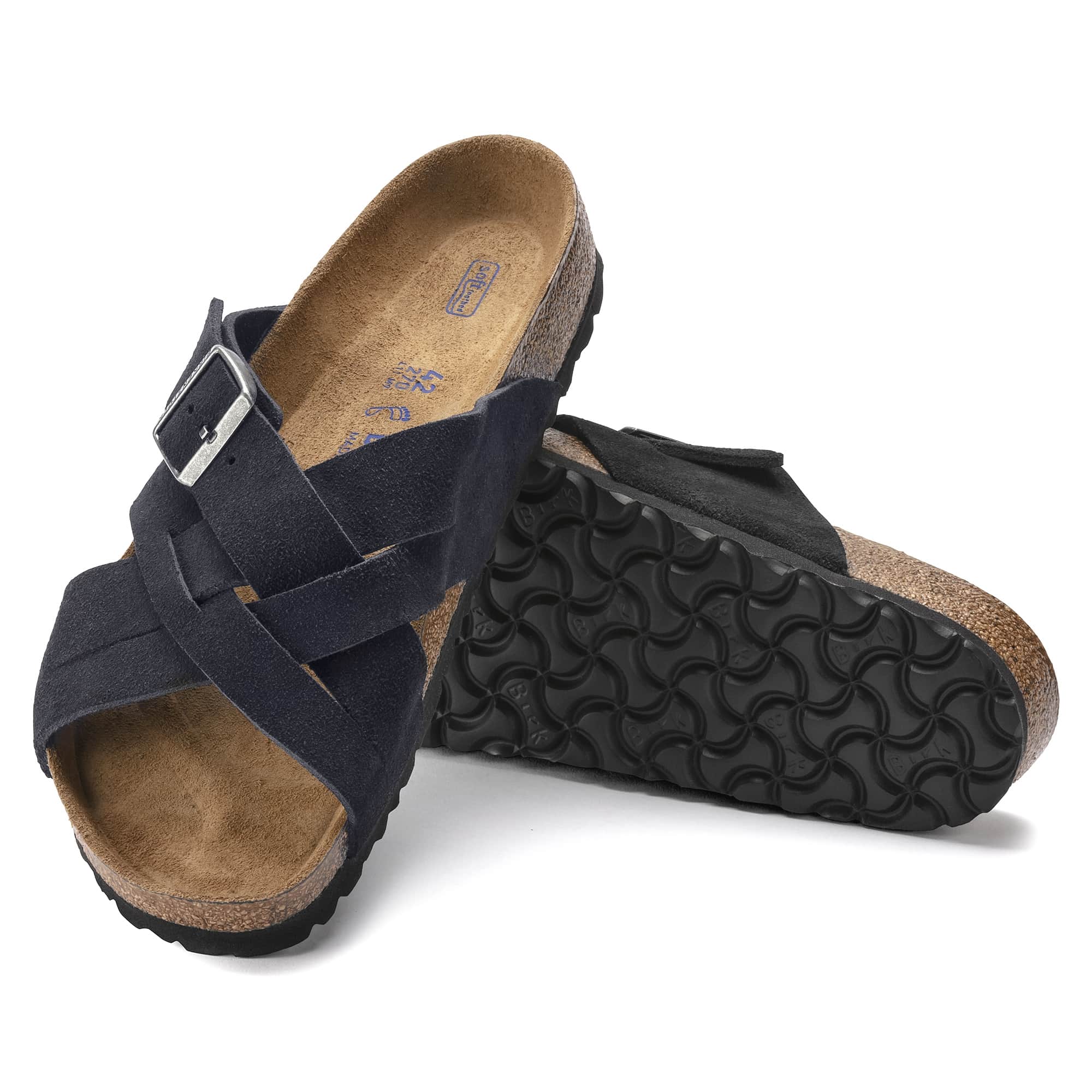 Birkenstock Lugano Soft Footbed Suede Leather