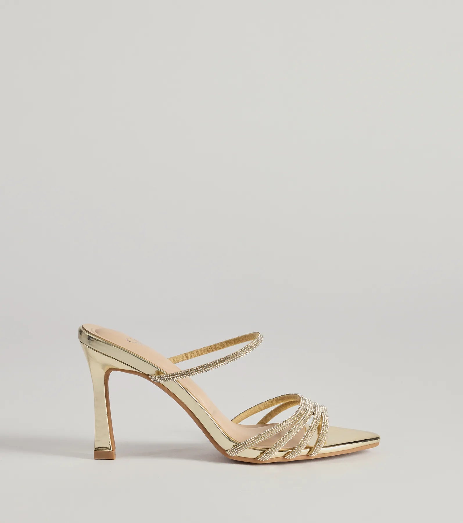 Windsor Endless Shine Rhinestone Stiletto Heels - view 10