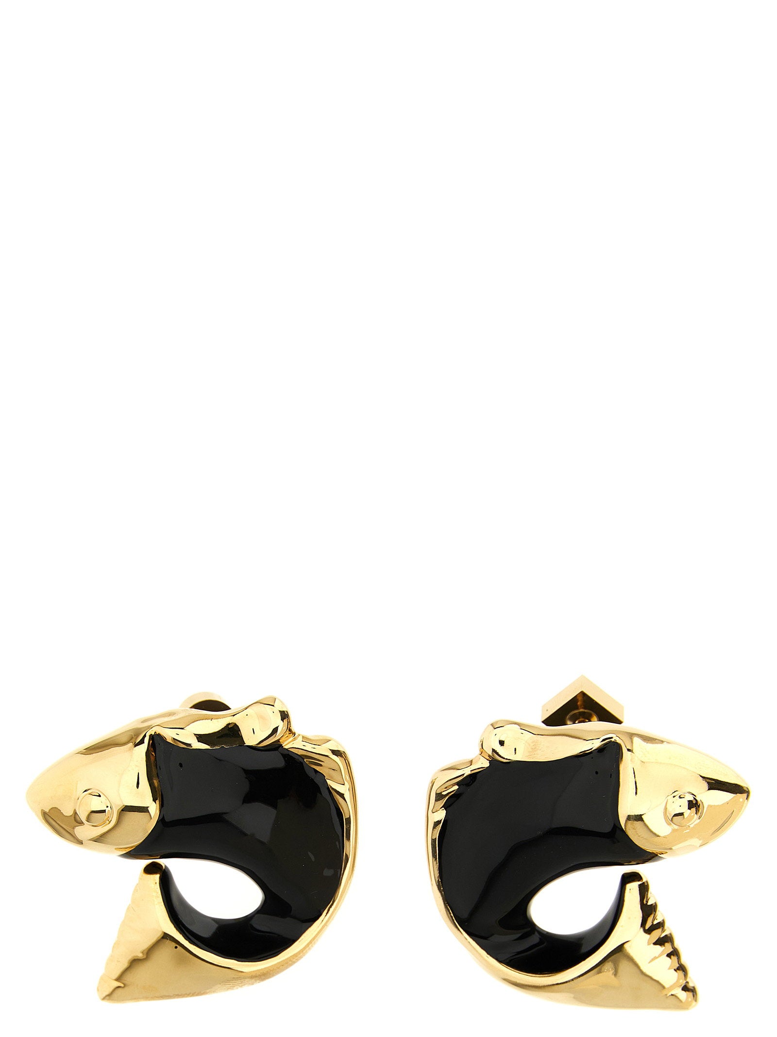 Jacquemus Les Boucles Poisson Earrings – 95% copper 5% brass