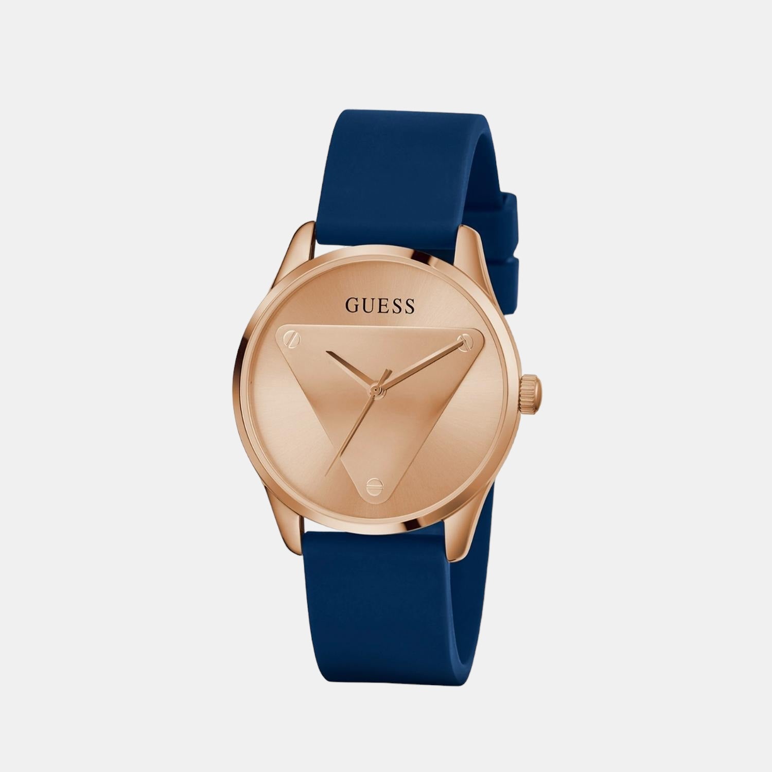 Guess Emblem Women Quartz Rose Gold Dial Analog Silicone Watch GW0509L1 - view 2