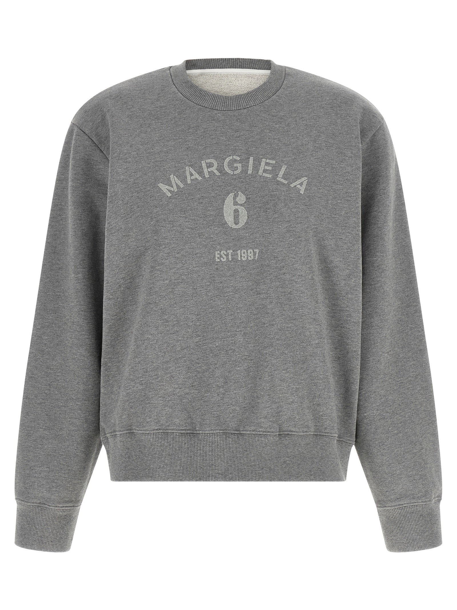 Mm6 Maison Margiela Logo Print Sweatshirt – 100% cotton