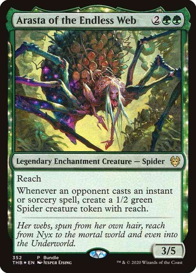 Endless web 352 – Magic Arasta of the Endless Web [352] [Bundle Promo] [Theros Beyond Death] [Foil]