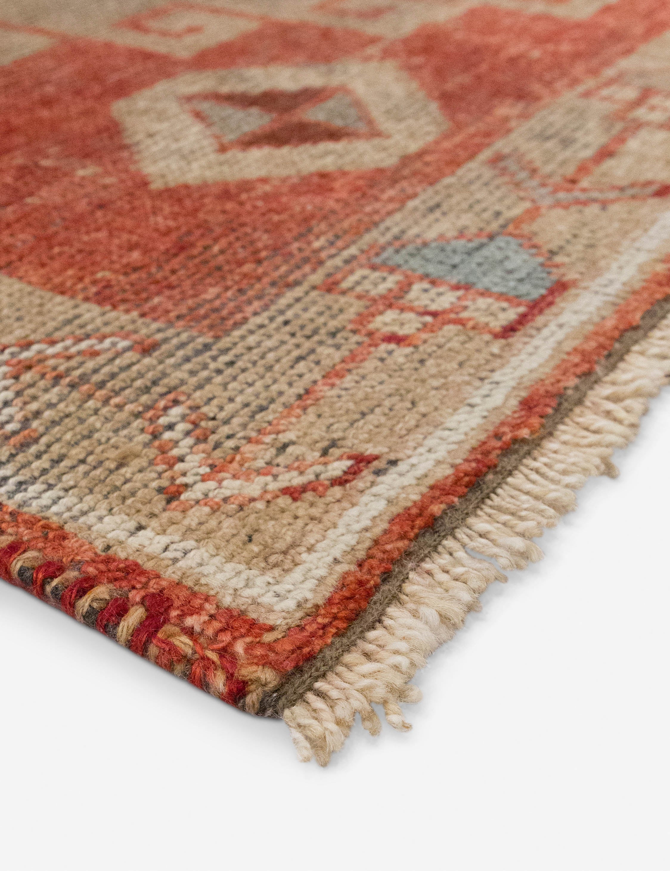 Lulu and Georgia Vintage Turkish Hand-Knotted Wool Runner Rug No. 301, 4' x 11'5" - view 2