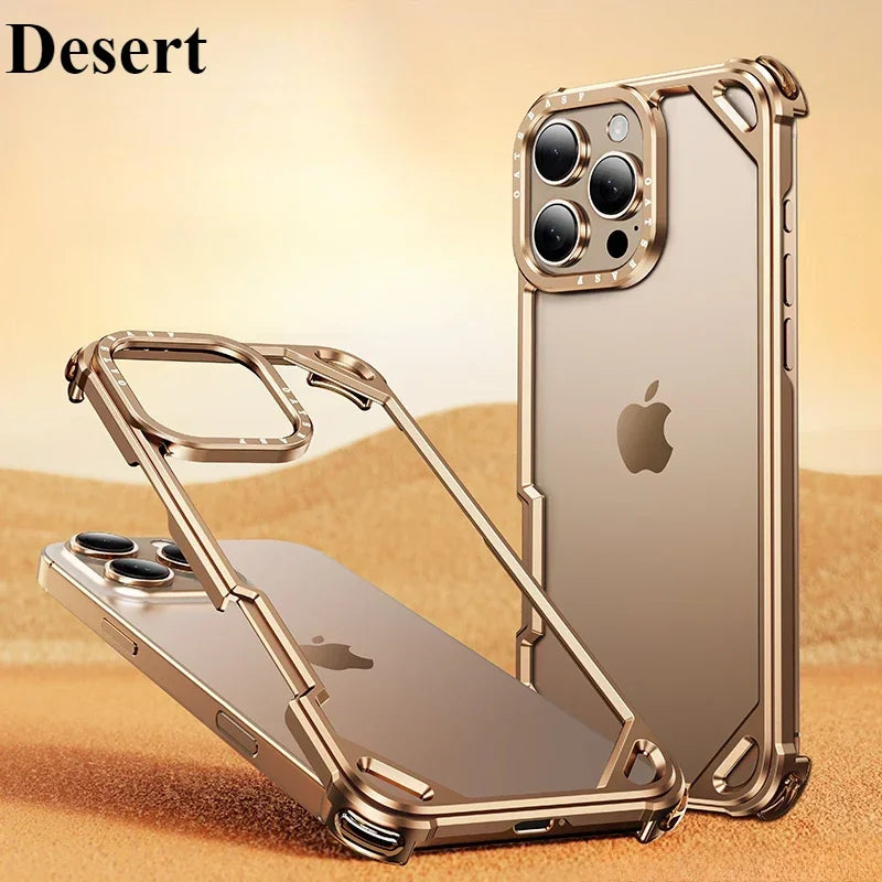 Million Cases Forged Hollow Metal Guard Case - iPhone