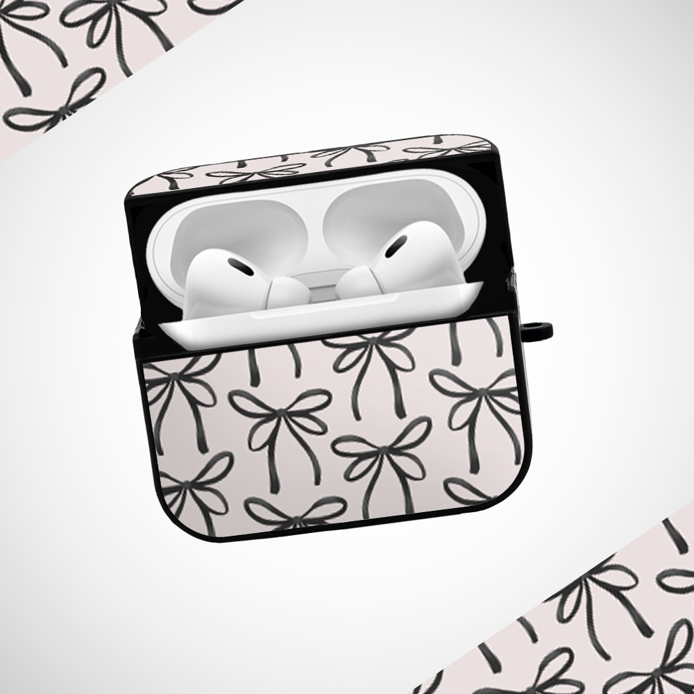 Cover It Up Black and White Glass Airpods Pro 2 Case Covers - view 2