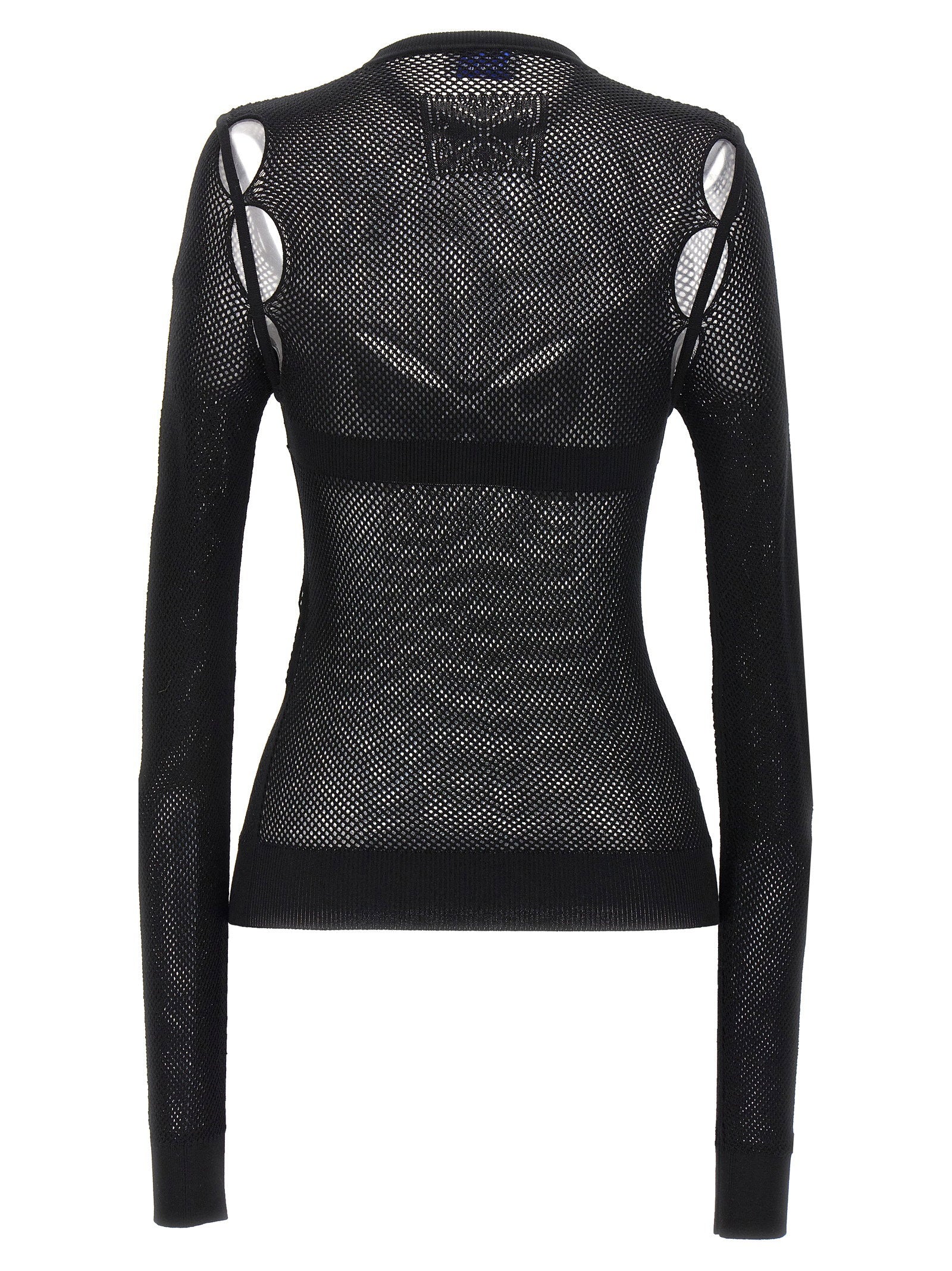 Off White Net Arrow Bralette Top - view 2