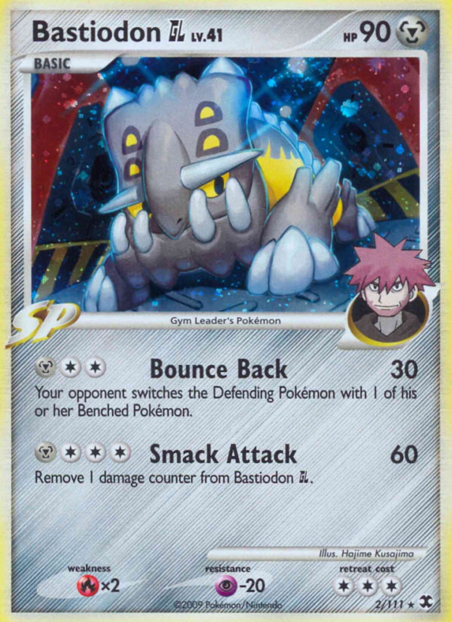 Rare holo pl2-2 – Pokémon Bastiodon GL - 2/111 - Rare Holo [pl2-2] [Holo]
