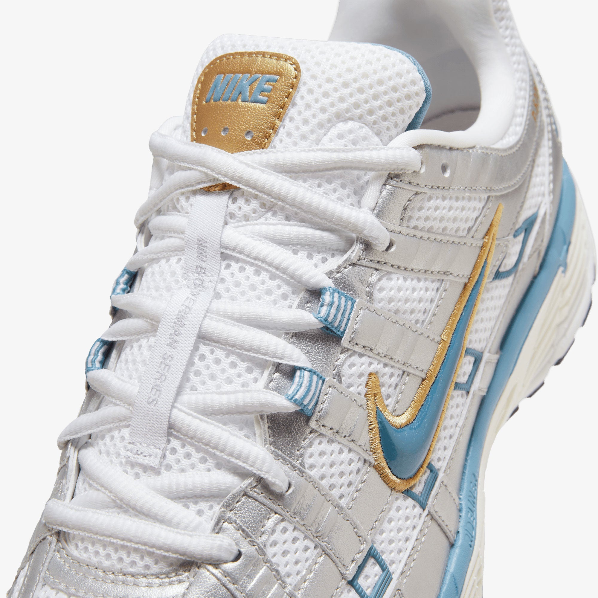 Nike | P-6000 { White/aegean Storm-metallic Silver - view 4