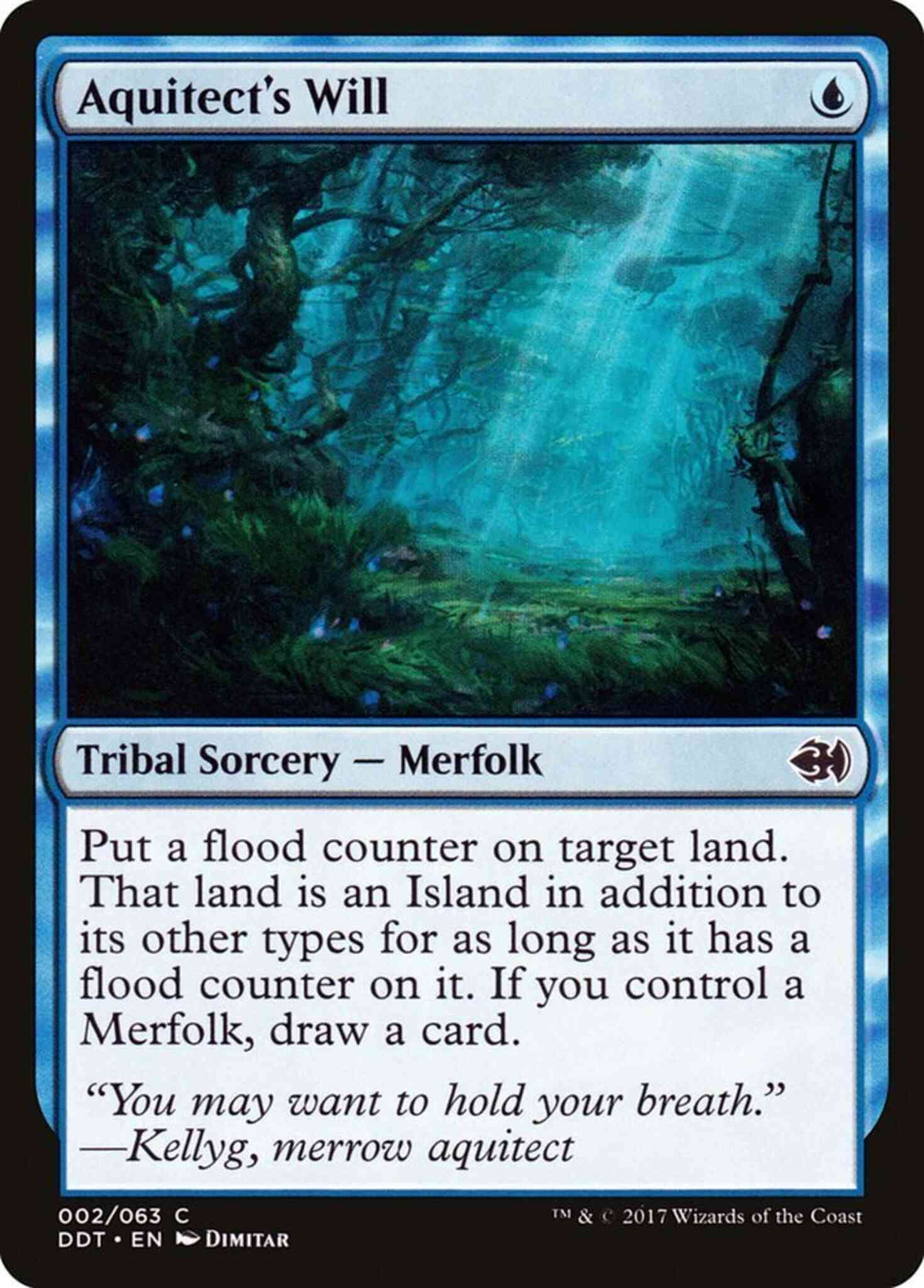 Will 2 duel – Magic Aquitect's Will [2] [Duel Decks Merfolk vs Goblins] [Non-Foil]