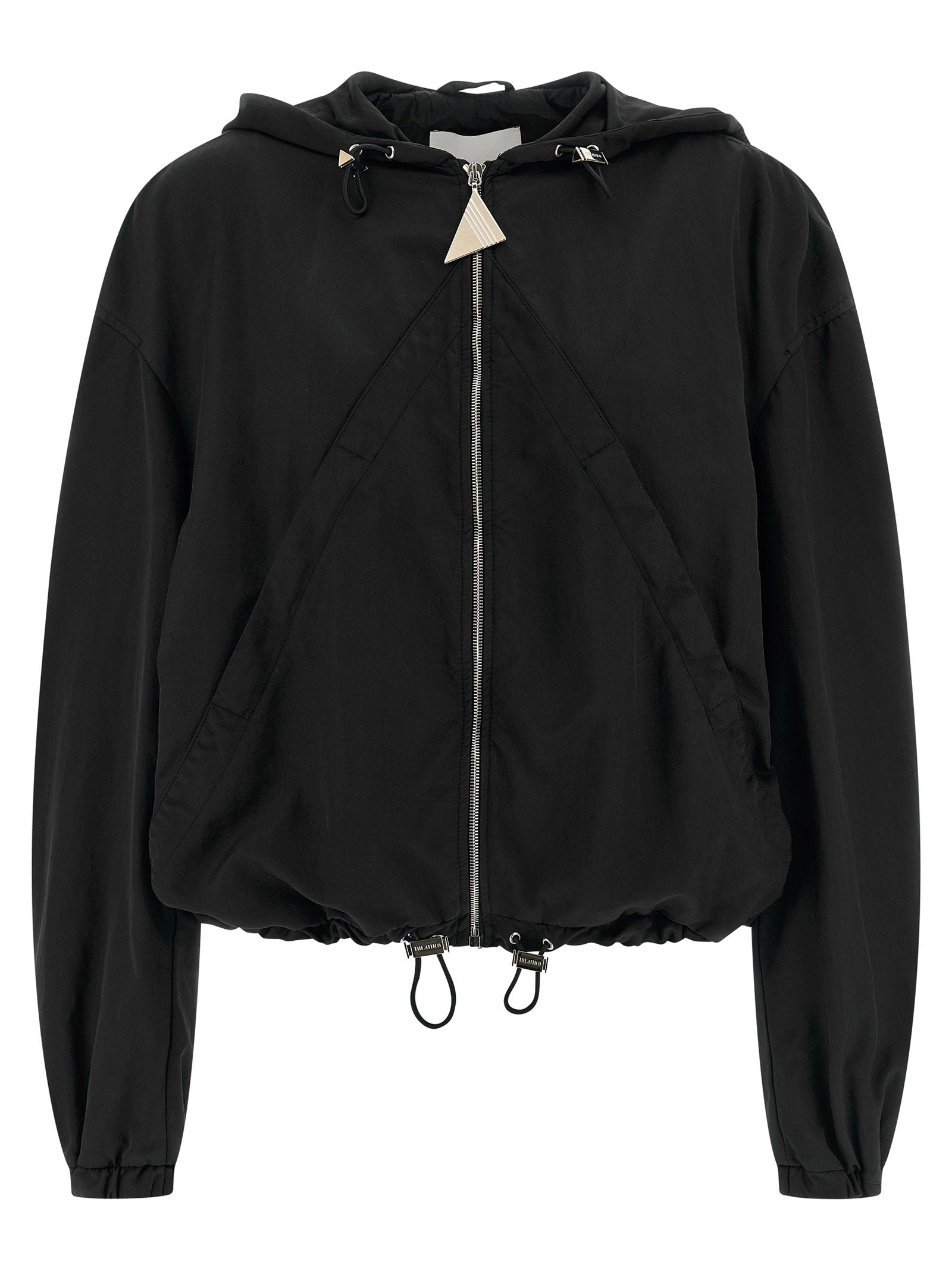 The Attico Hooded Bomber Jacket – 100% polyester