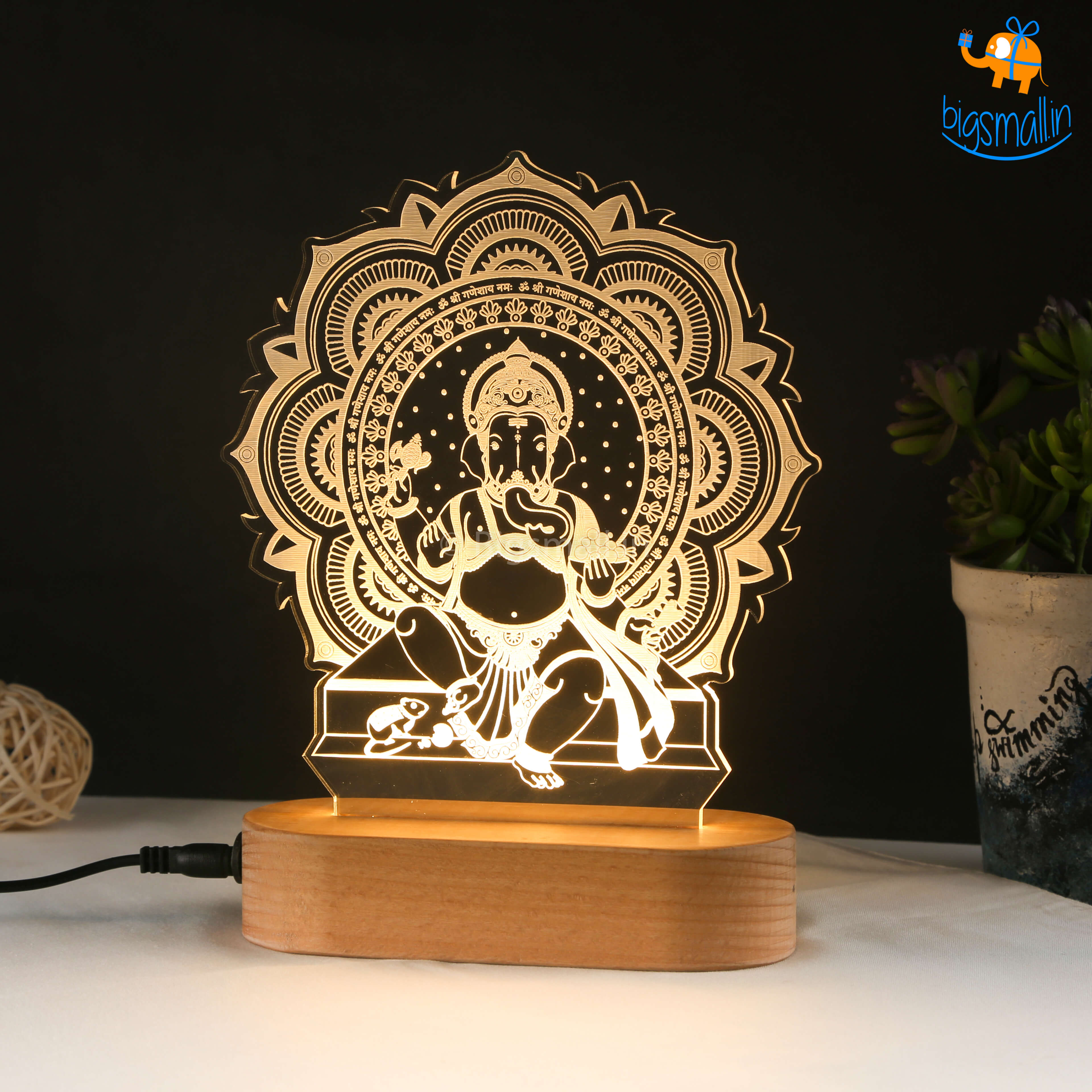 India Vibes Ganesha Hologram Lamp - view 10