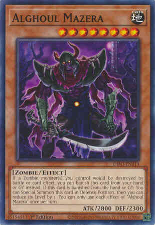Yu-Gi-Oh! Alghoul Mazera - DIFO-EN014 - Common - 1st Edition