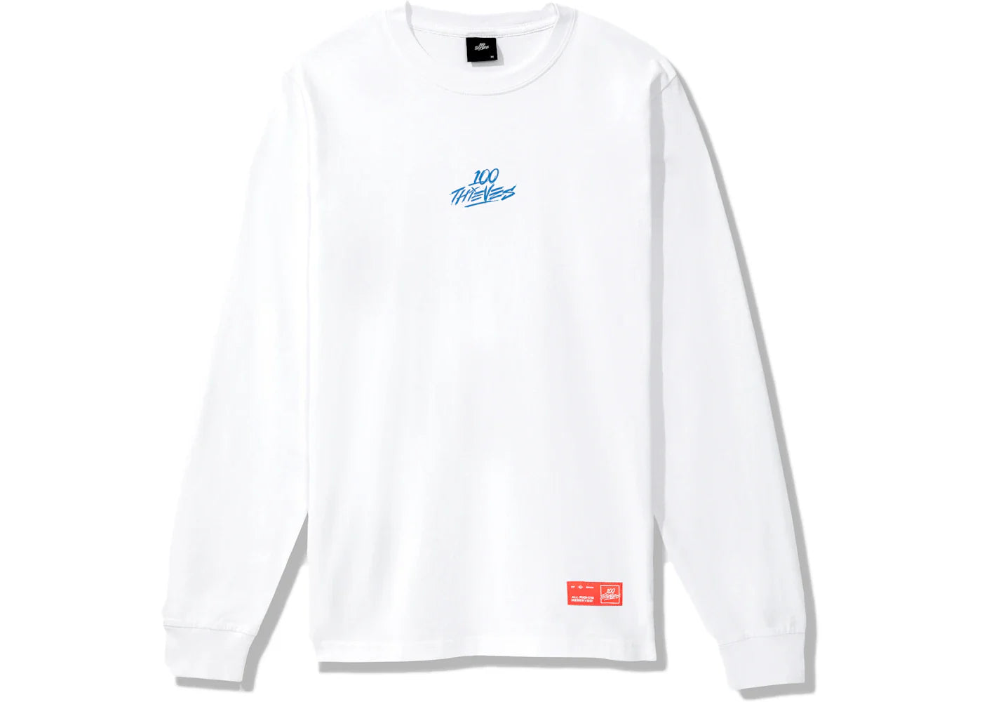 L s t-shirt – 100 Thieves No Camping L/S T-Shirt White