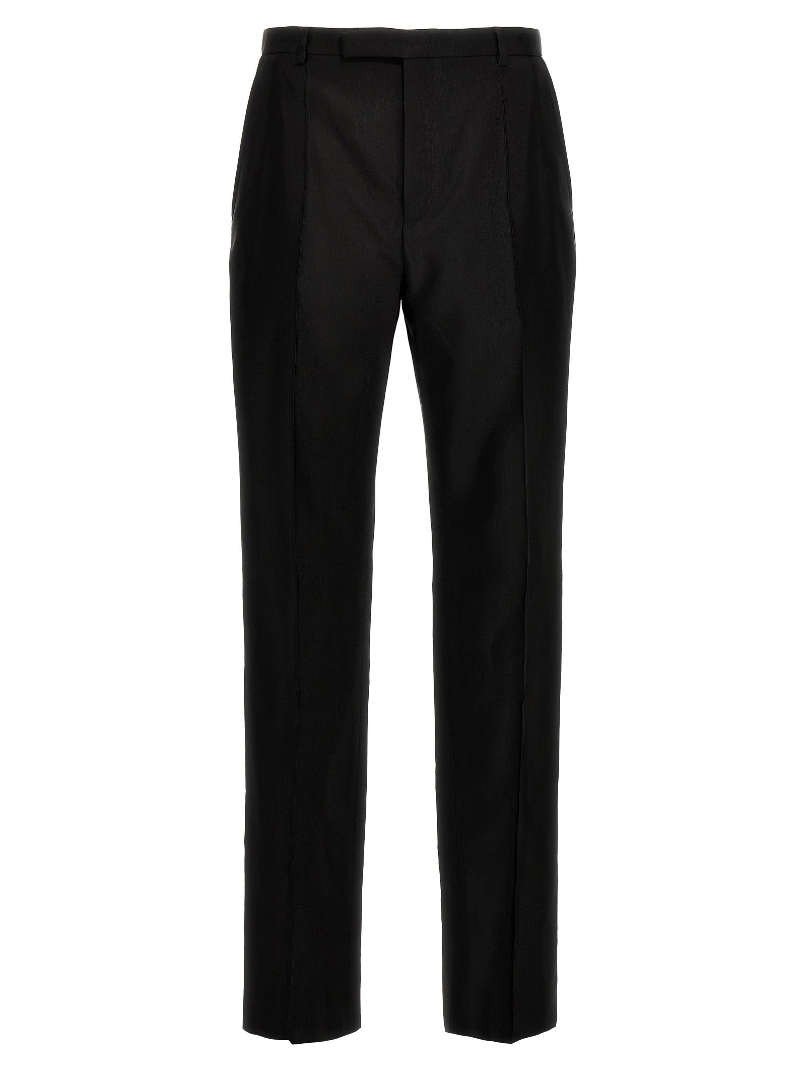 Saint Laurent Faille Pants – 53% acetate, 47% wool