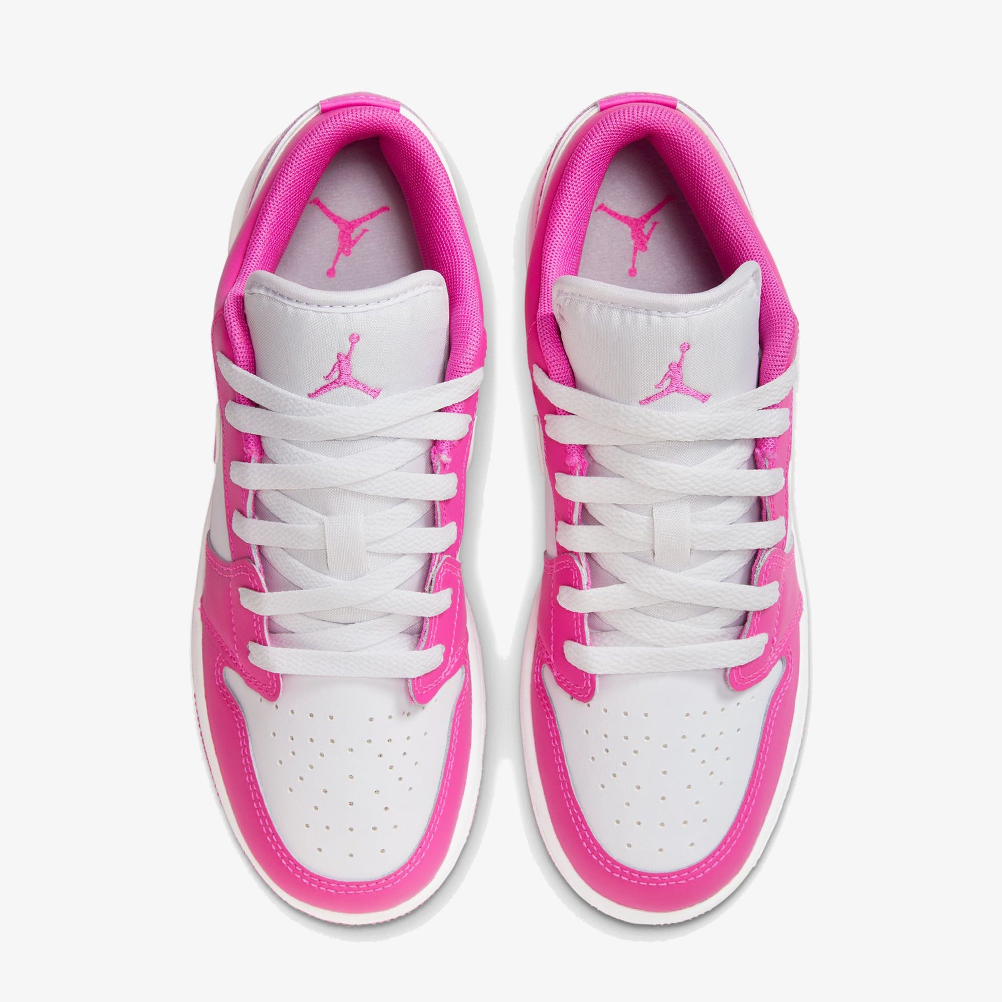 Jordan | Air Jordan 1 Low (gs) { Fire Pink/iris Whisper-white - view 2