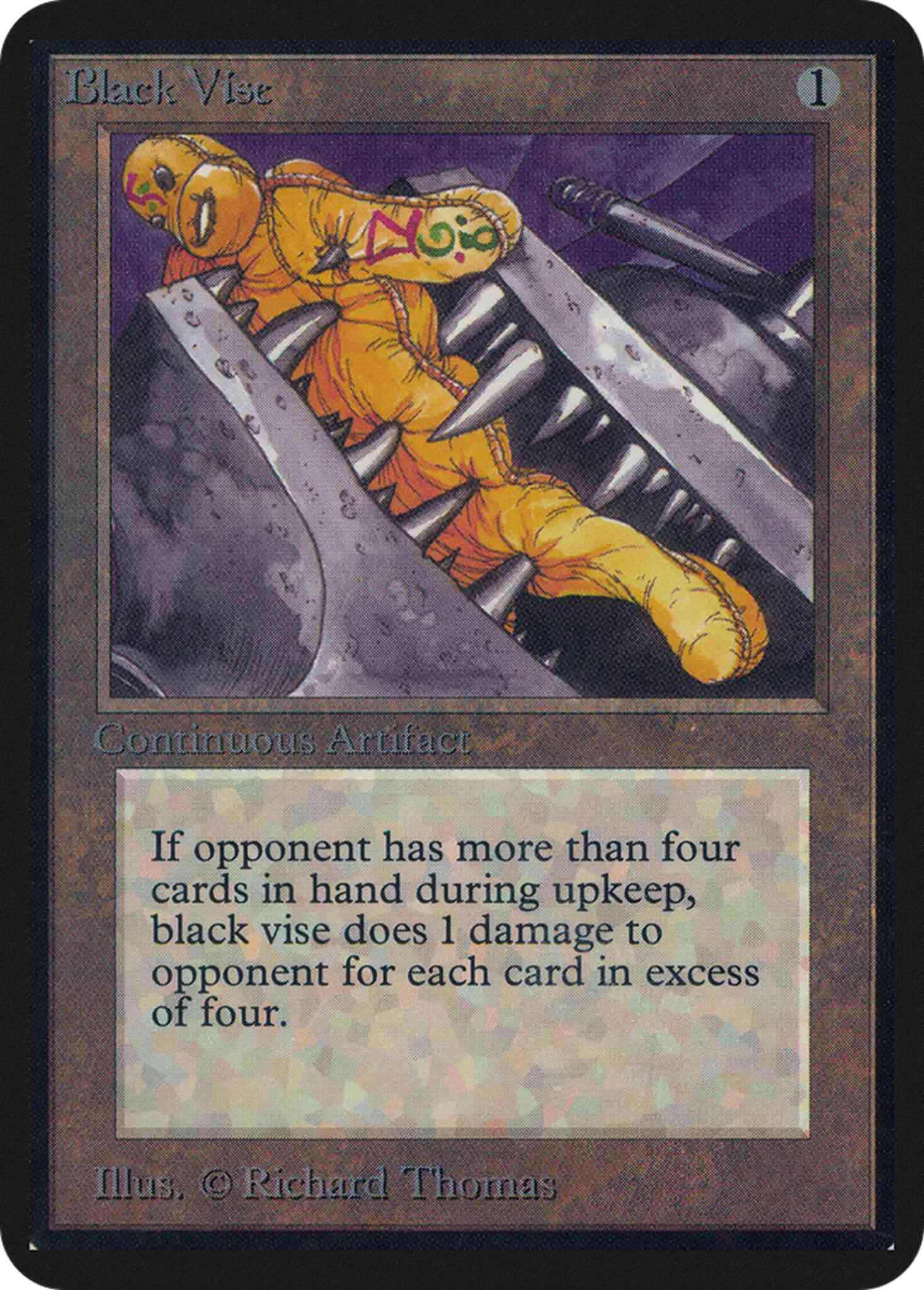 Black vise 233 – Magic Black Vise [233] [Limited Edition Alpha] [Non-Foil]