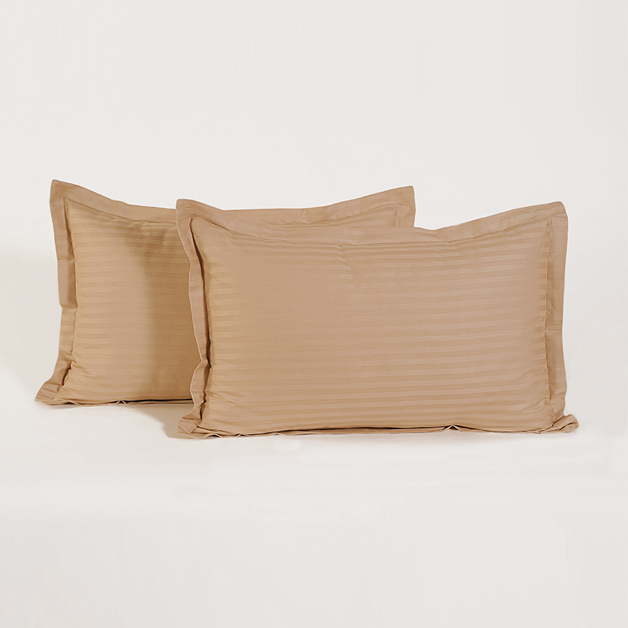 Swayam India Beige Basic Pillow Cover - view 2