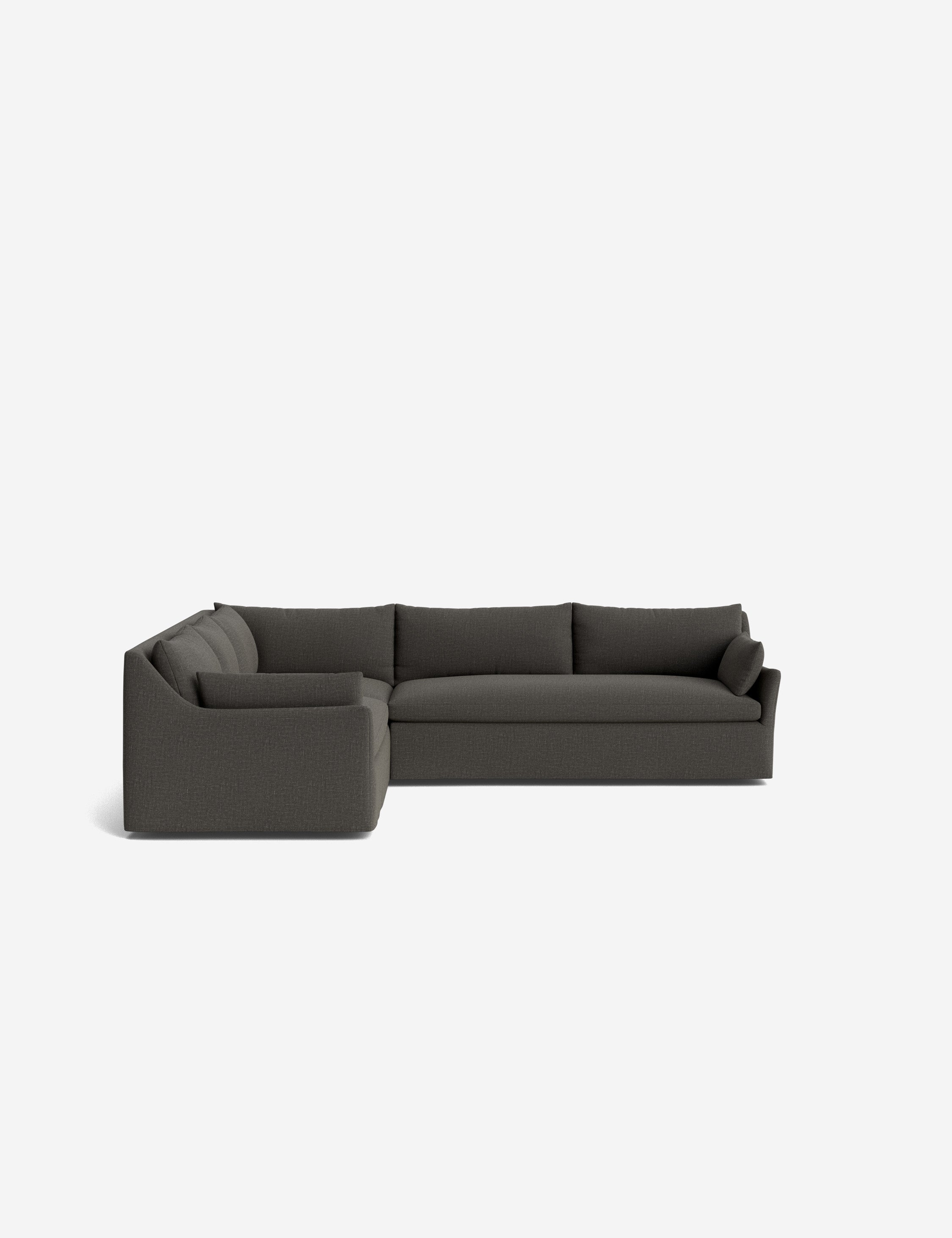 Lulu and Georgia Portola Luxe Depth Slipcover Corner Sectional Sofa - view 136