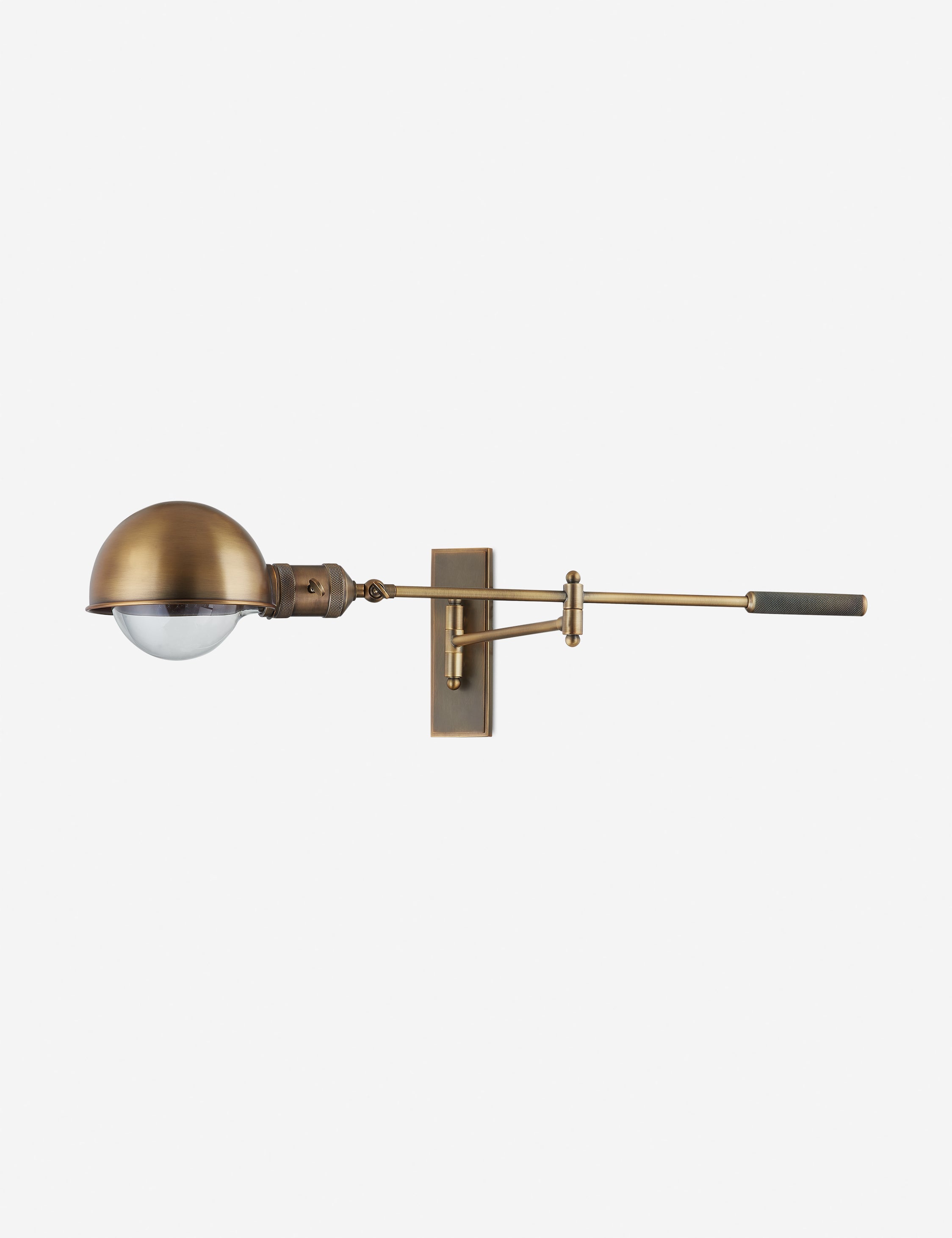Lulu and Georgia Arthur Plug-In Sconce – Brass