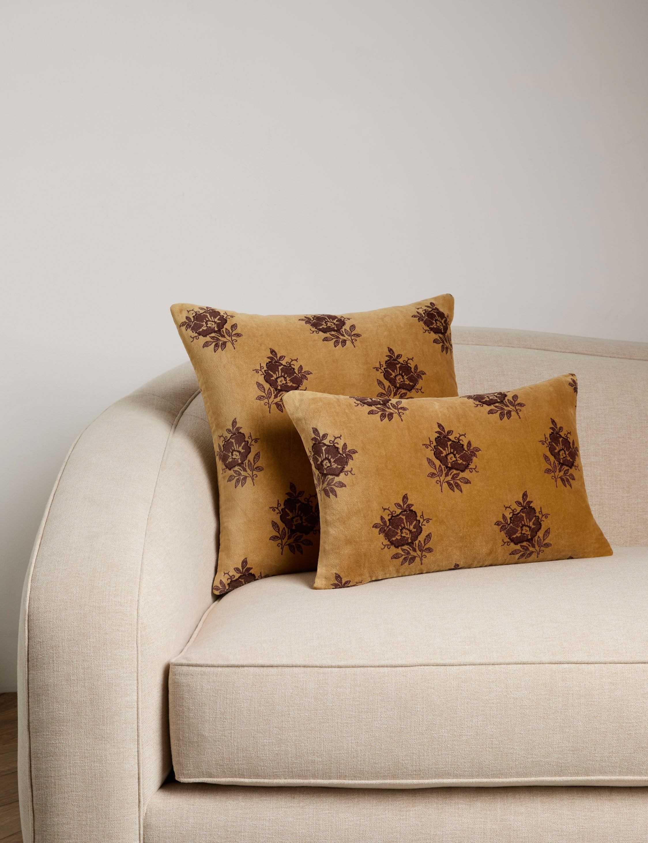 Lulu and Georgia Montreal Velvet Pillow