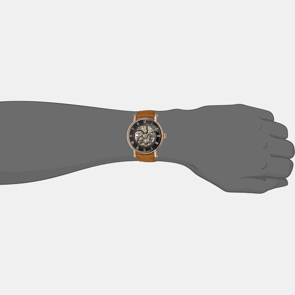Timex E Class Men Quartz Grey Dial Analog Leather Watch TWEG16704 - view 4