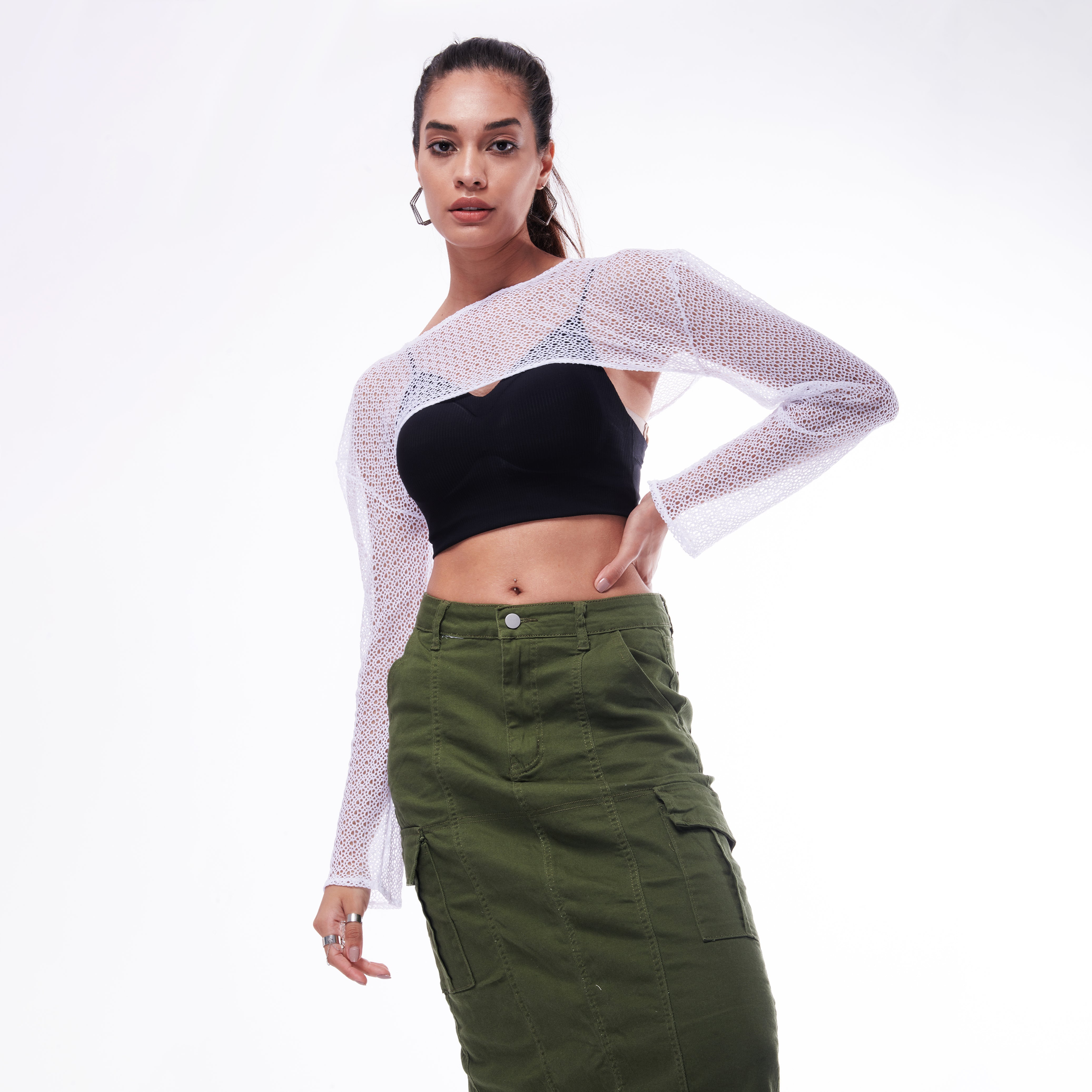 Baddie White Crochet Sleeves - view 2