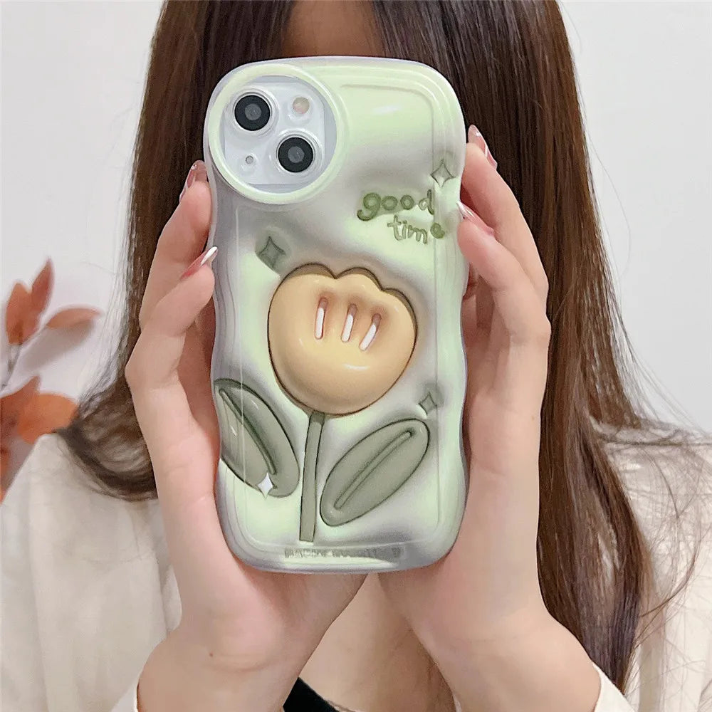 Peeperly Fantasy Tulip Floral Cool Case – No Color