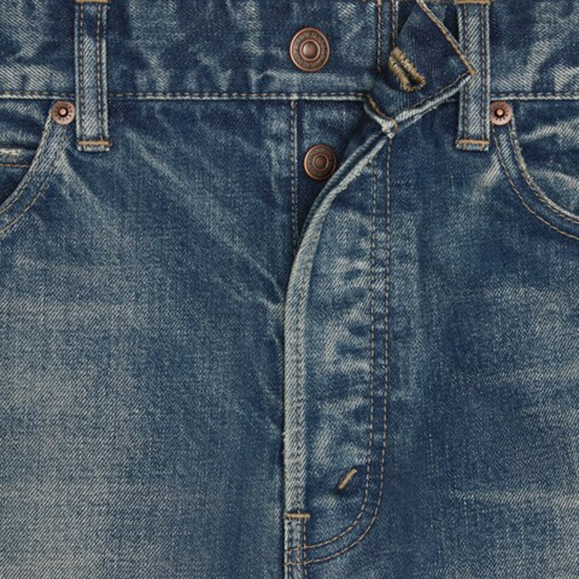 Celine Kurt Jeans in Trail Wash Denim - view 2