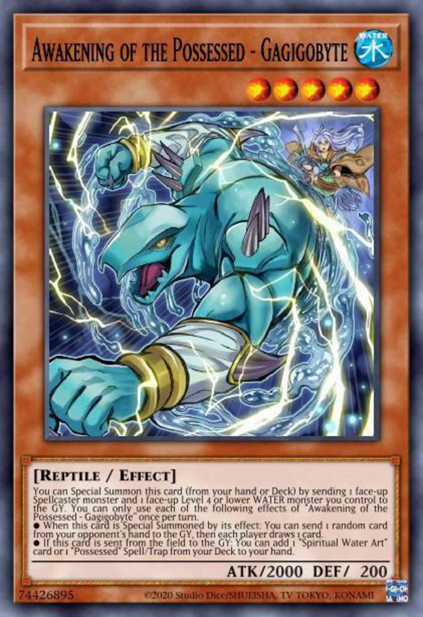 Yu-Gi-Oh! Awakening of the Possessed - Gagigobyte - PHRA-EN020 - Common - 1st Edition