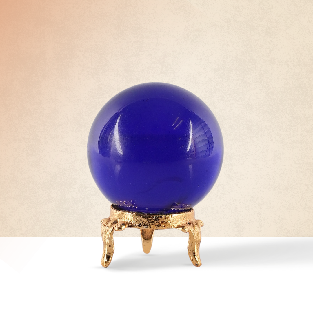 Gemsmantra Blue Obsidian Sphere/Ball