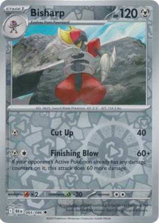 Uncommon sv105b-065 reverse – Pokémon Bisharp - 065/086 - Uncommon [sv105b-065] [Reverse Holo]