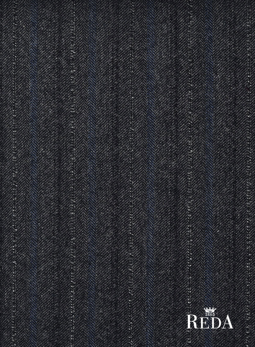 StudioSuits Reda Liora Charcoal Stripe Wool Pants - view 3